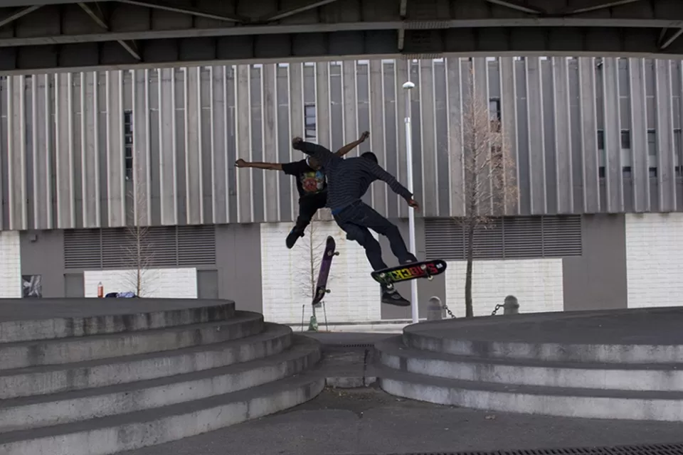 Skateboarders